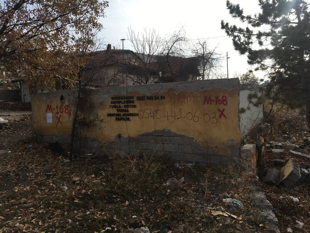 Başpınar Mahallesi 1188 Sokak Yıkım Tebligatı