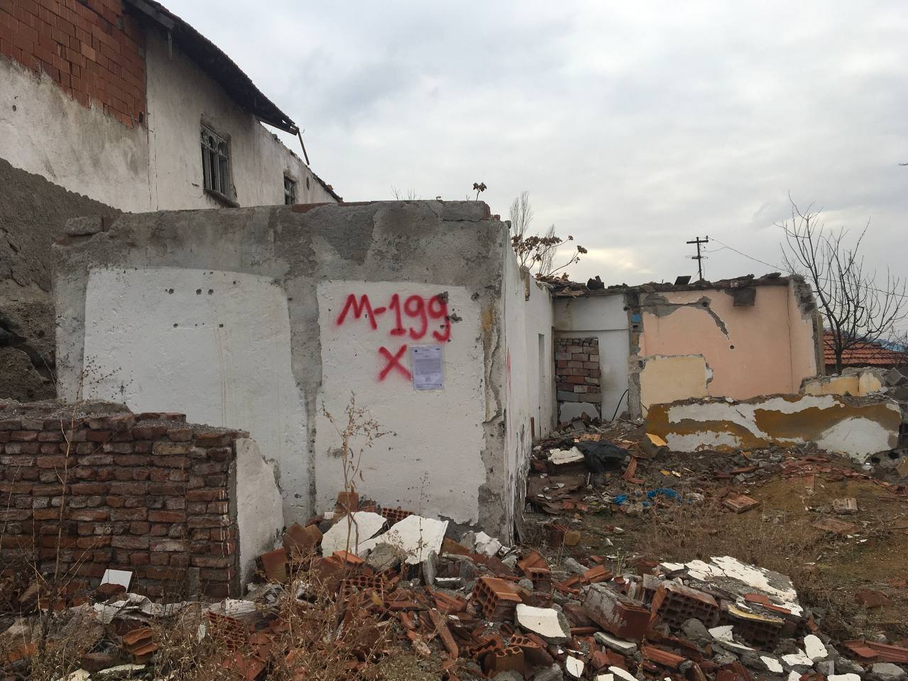 Solfasol Mahallesi 1400/7 Sokak Yıkım Tebligatı