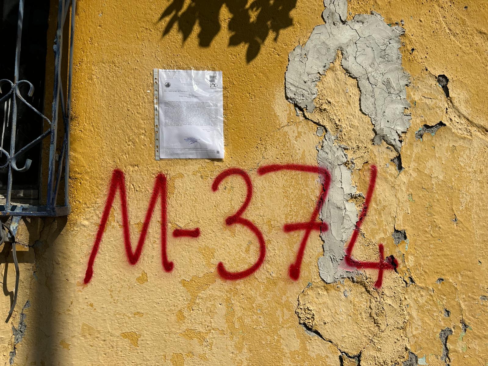 Battalgazi Mahallesi 1837.Sokak No:Bila (No:15/1 yanı) Yıkım Tebligatı