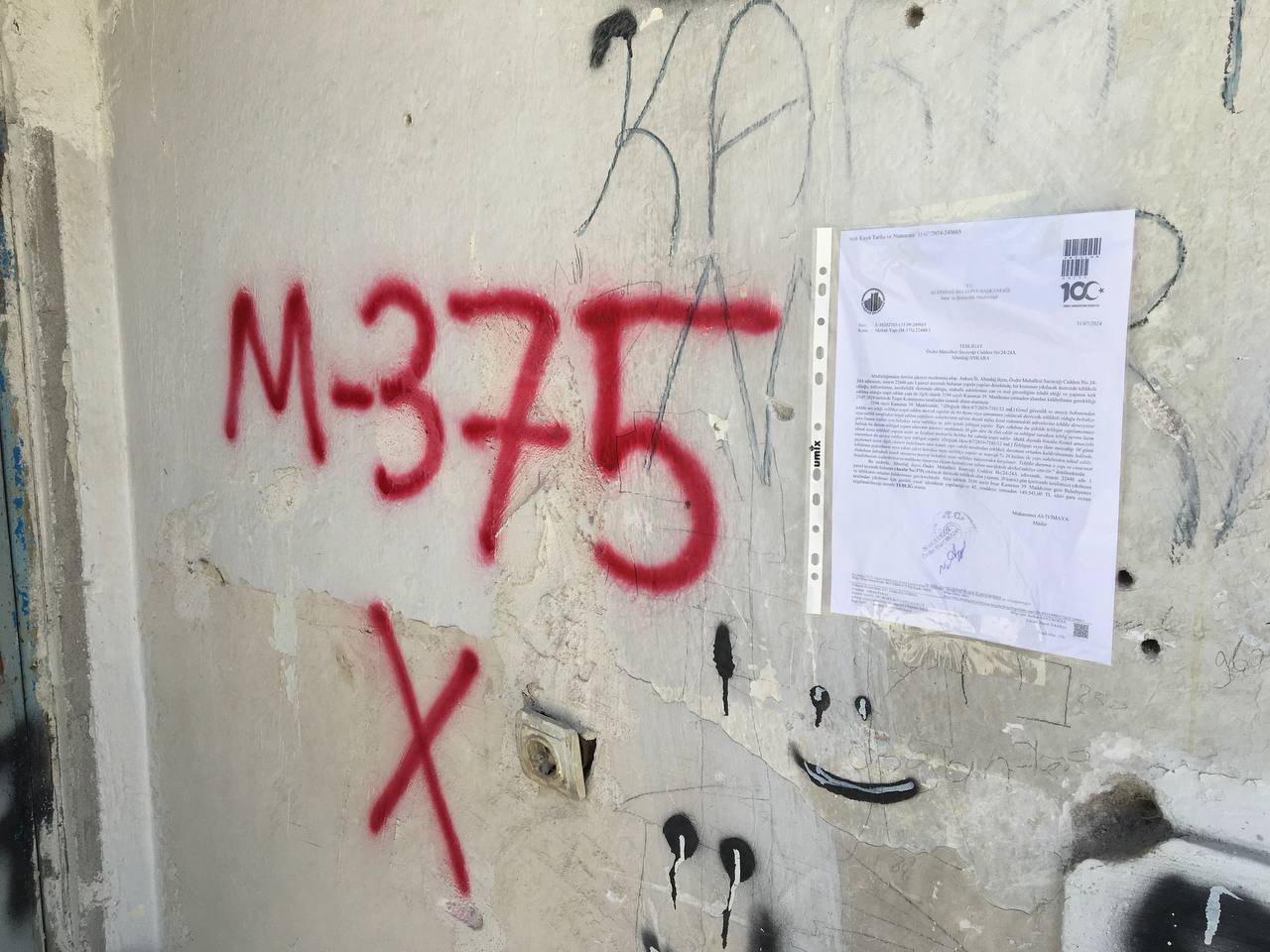 Önder Mahallesi Sacayağı Caddesi No:24-24A Yıkım Tebligatı