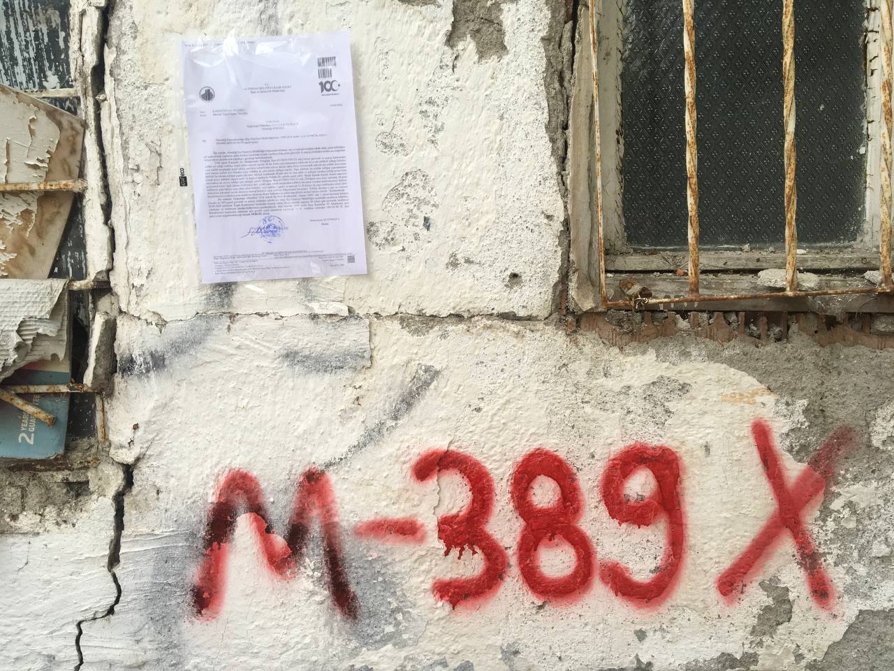 Doğantepe Mahallesi 1314 Sokak No:86/A-B Yıkım Tebligatı