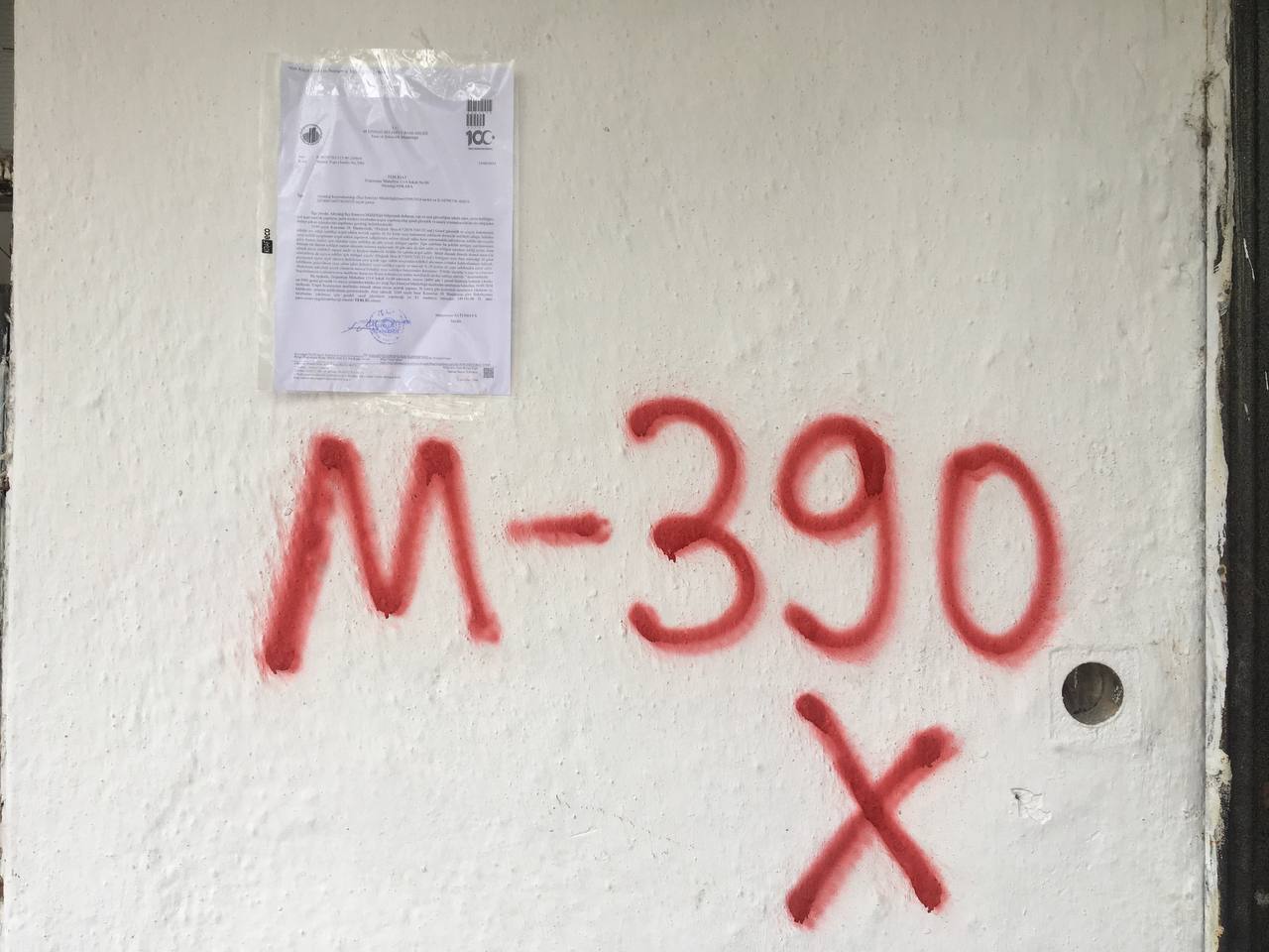 Doğantepe Mahallesi 1314 Sokak No:88 Yıkım Tebligatı