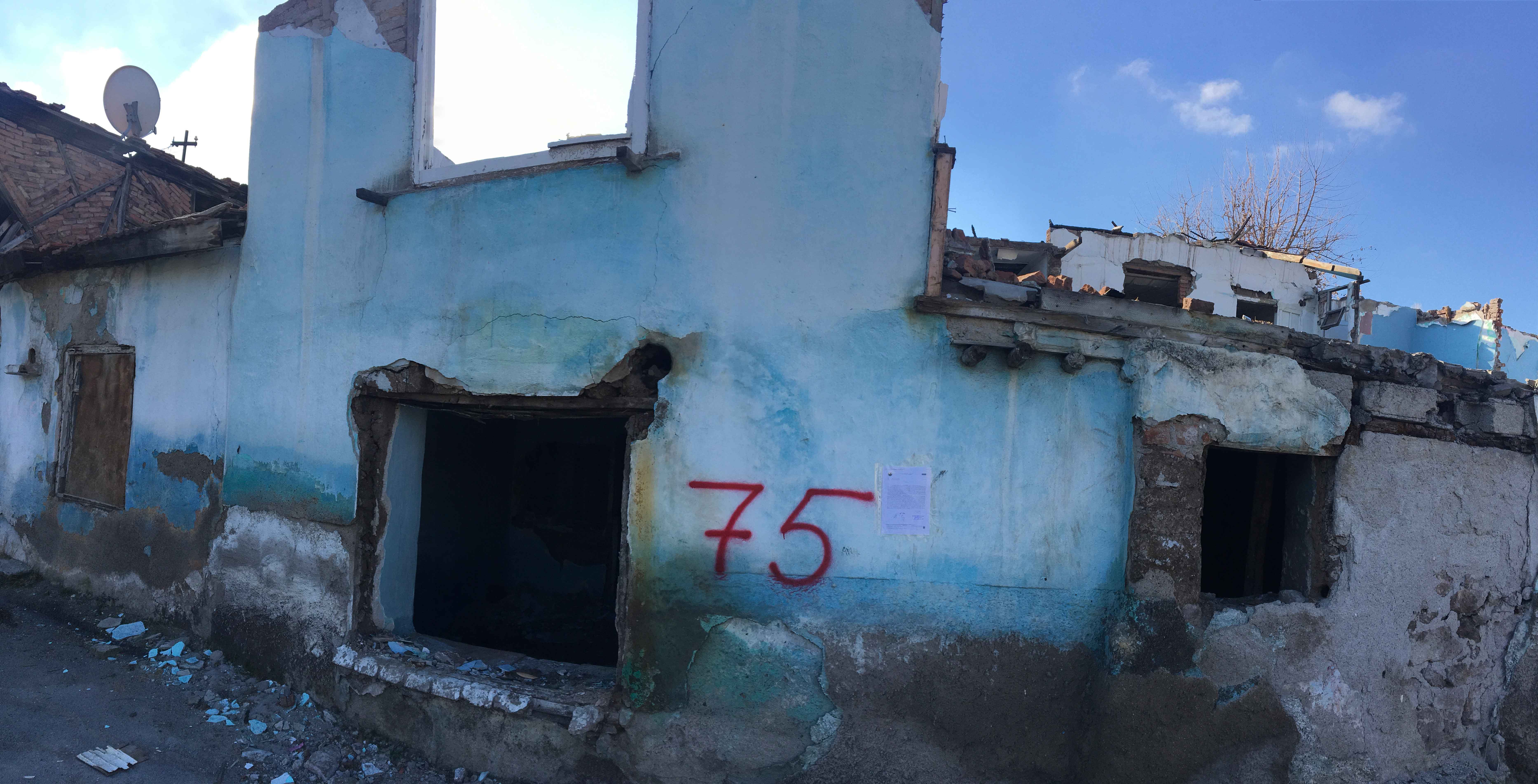 Doğanşehir Küme evleri No:78 adresinde bulunan yapı için tahliye tebligatı