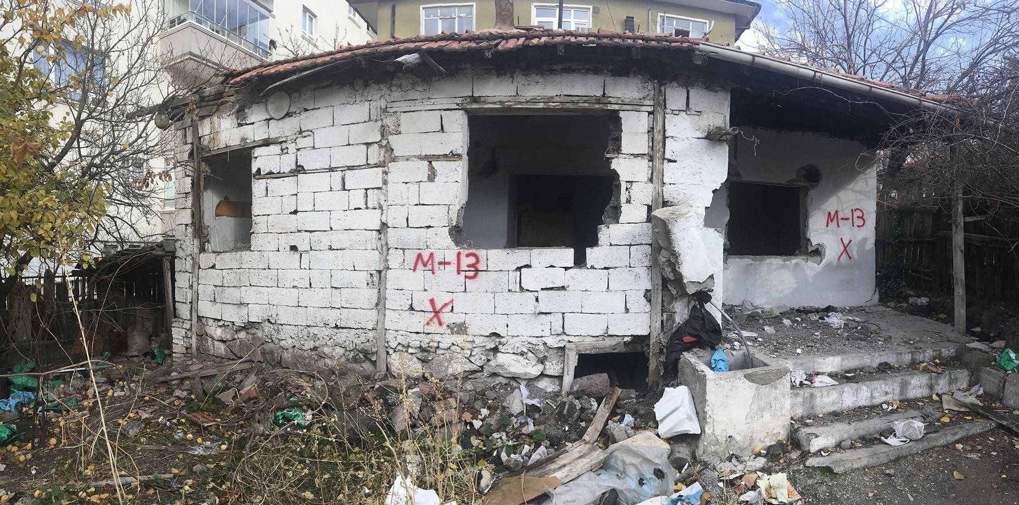 Battalgazi Mahallesi, 953. Sokak da bulunan yapı için tahliye ve yıkım tebligatı