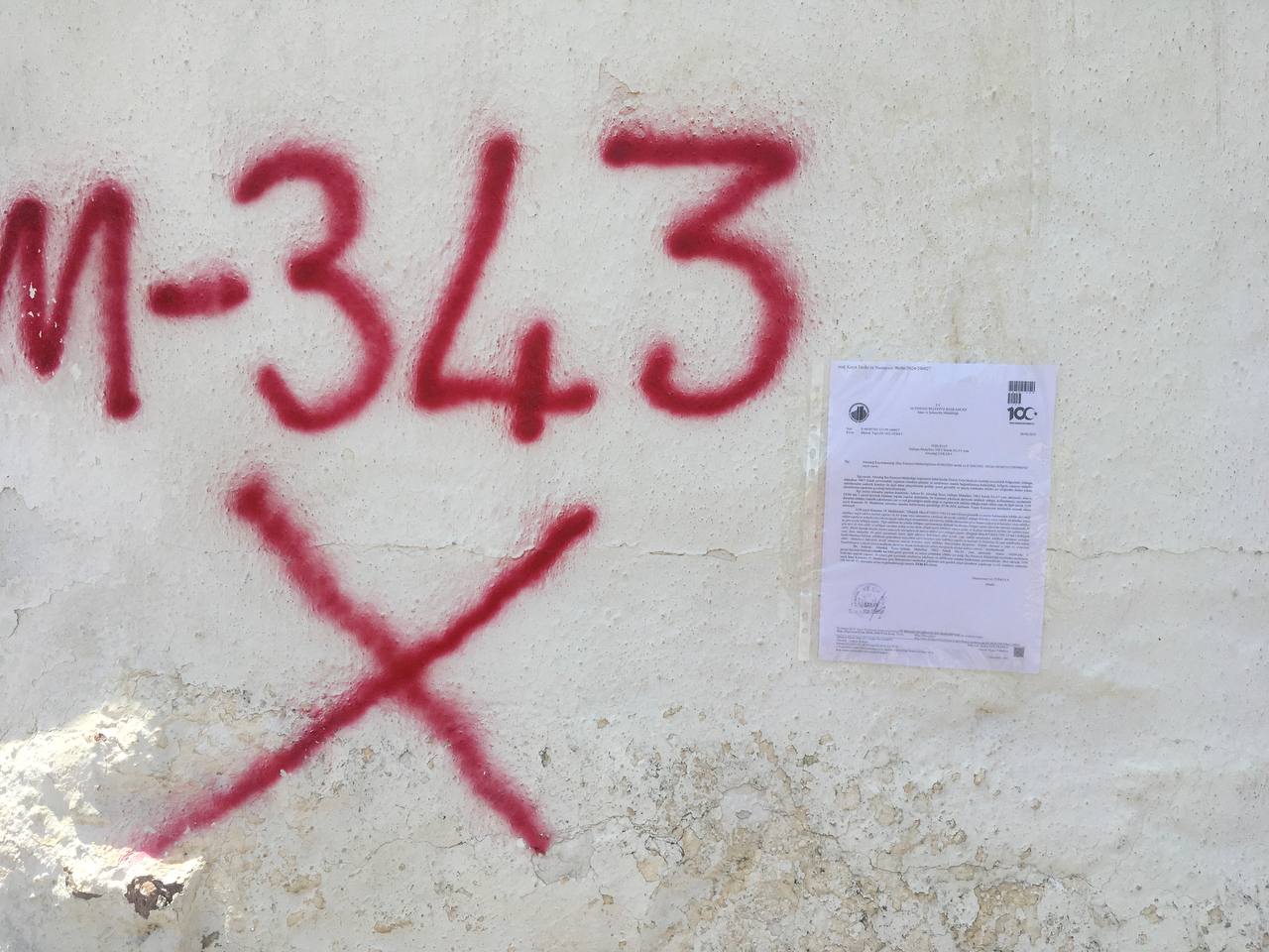 Gültepe Mahallesi 748/2 Sokak No:3/1 yanı Yıkım Tebligatı