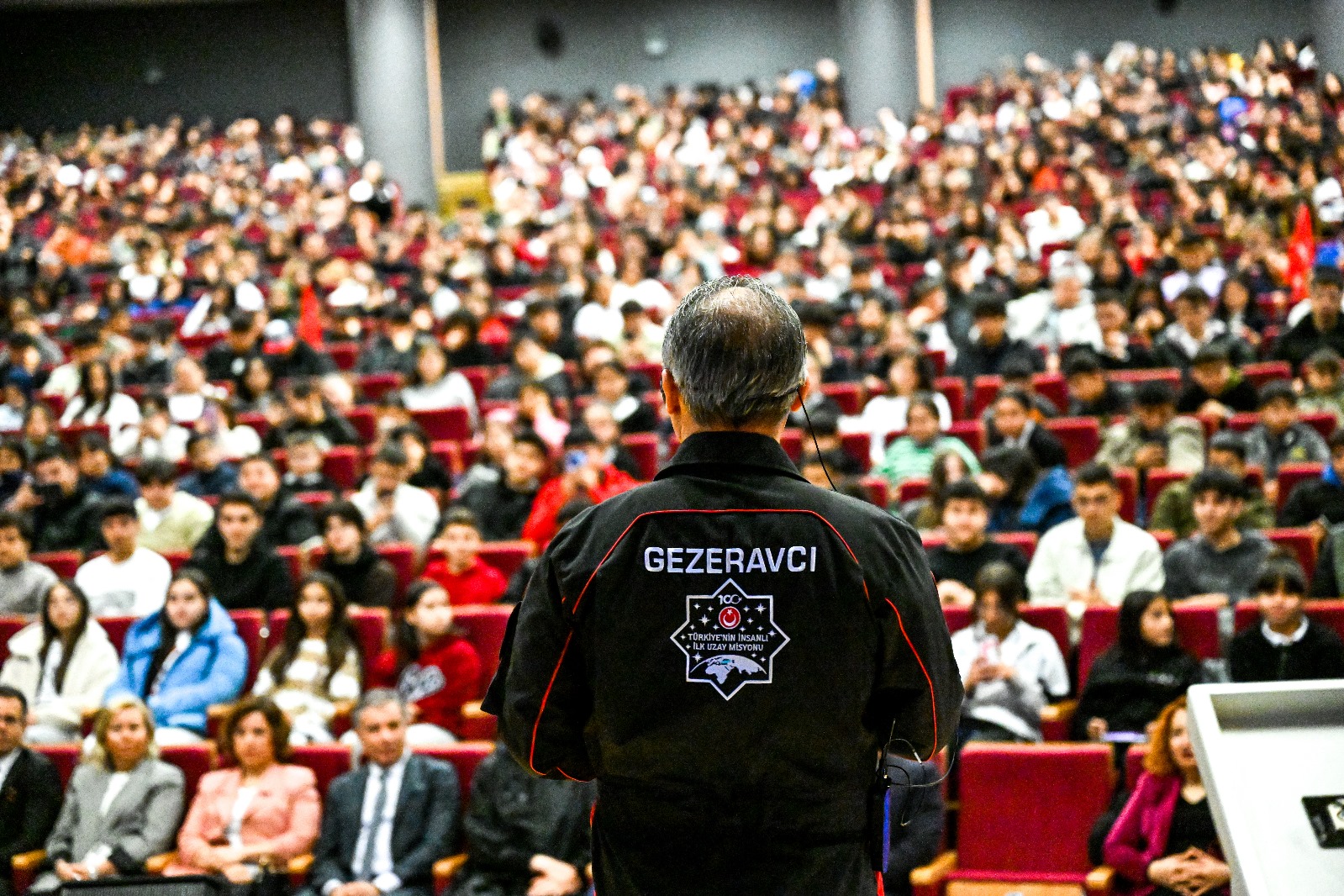 FIRST TURKISH ASTRONAUT ALPER GEZERAVCI IN ALTındağ