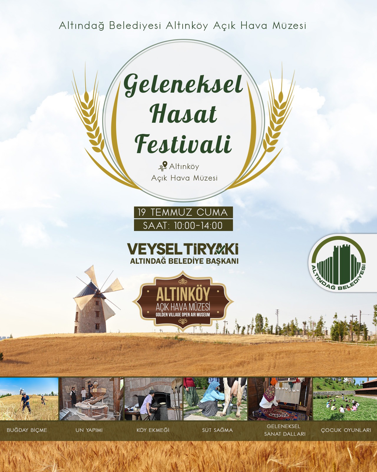 WE ARE WAITING FOR YOU AT THE TRADITIONAL ALTINKÖY HARVEST FESTIVAL
