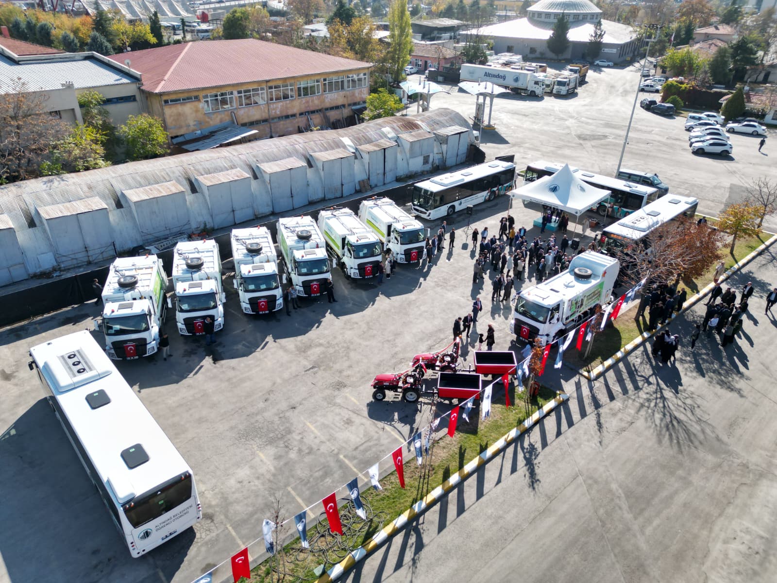14 NEW VEHICLES TO ALTındağ MUNICIPALITY VEHICLE FLEET