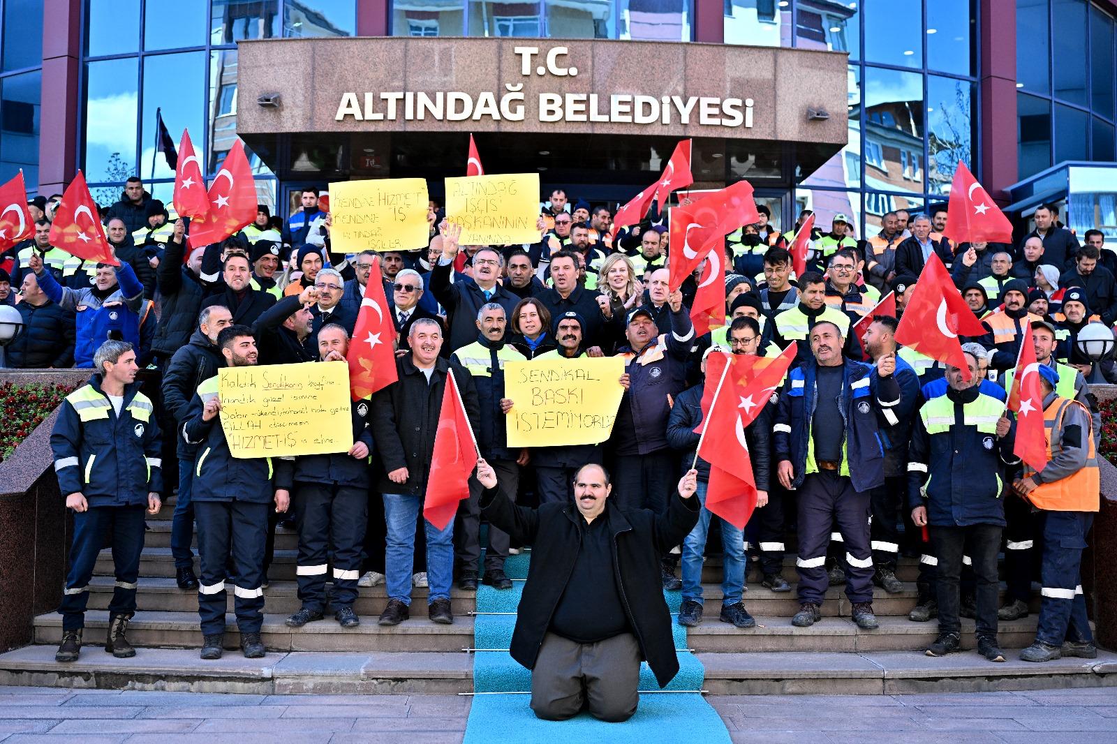 ALTINDAĞ BELEDİYESİ’NDEN HUKUK ZAFERİ: MAHKEME KARARIYLA GREV İPTAL EDİLDİ: “ADALET YERİNİ BULDU”
