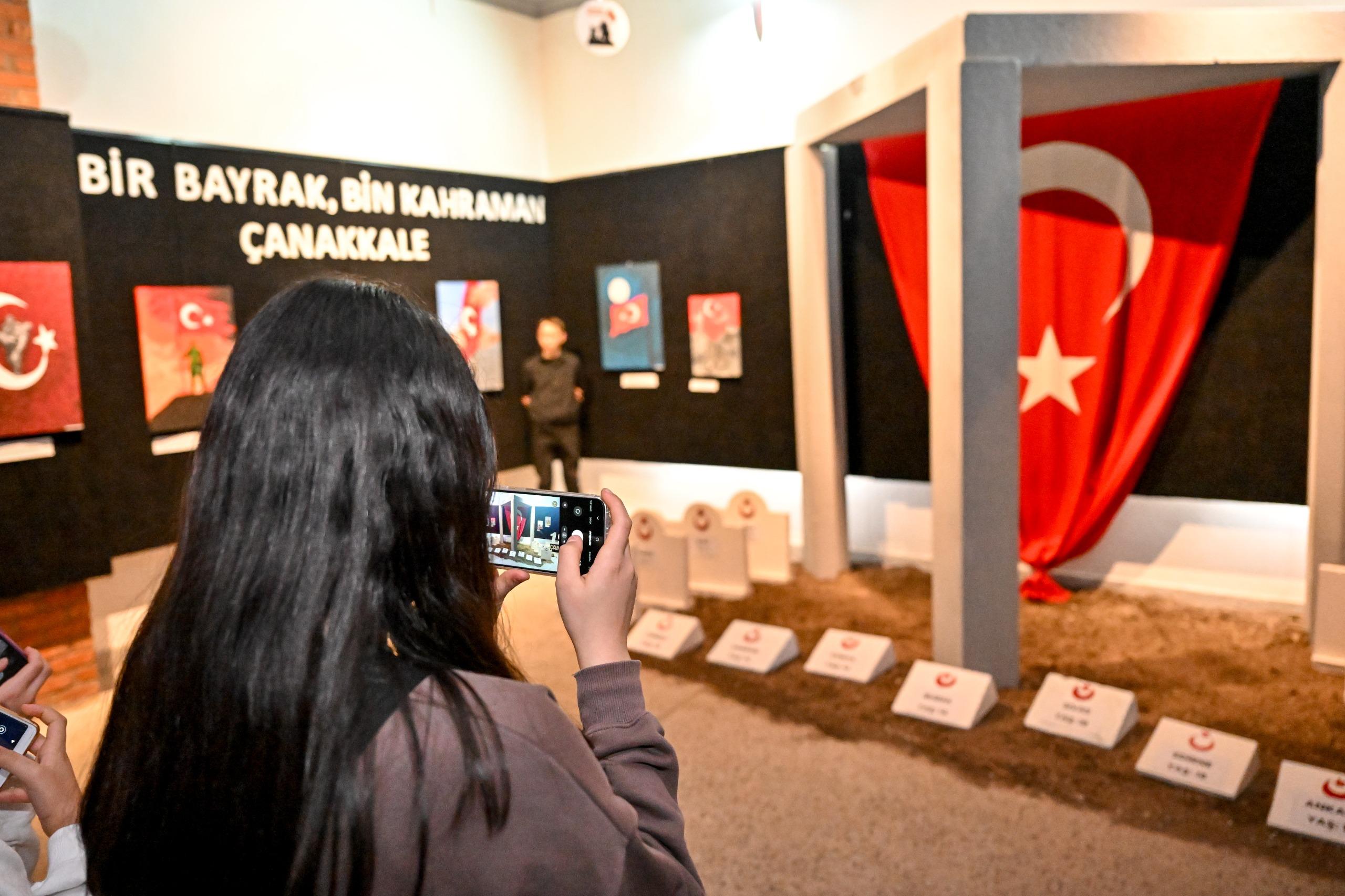 “ÇANAKKALE” SPECIAL EXHIBITION FROM ALTındaĞLI YOUTH