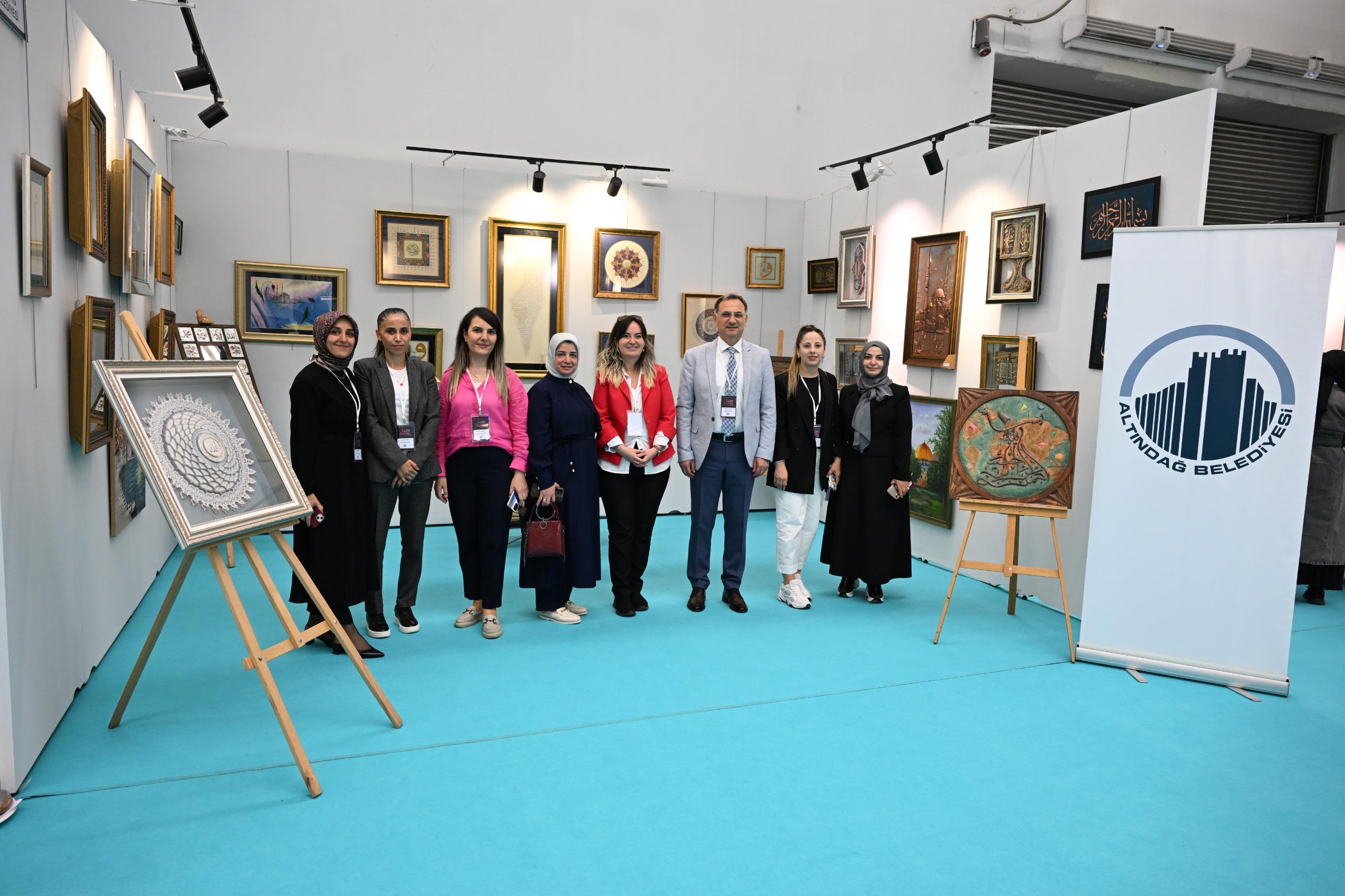 WORKS OF ALTINDAG WOMEN AT THE ISLAMIC ARTS FAIR