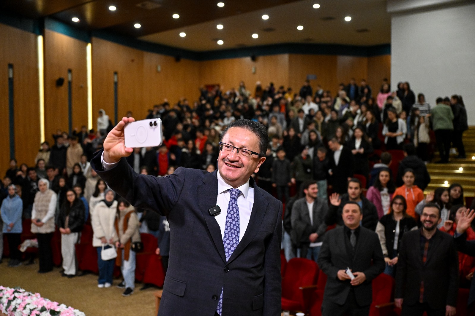 MAYOR TİRYAKİ TOGETHER WITH YOUTH