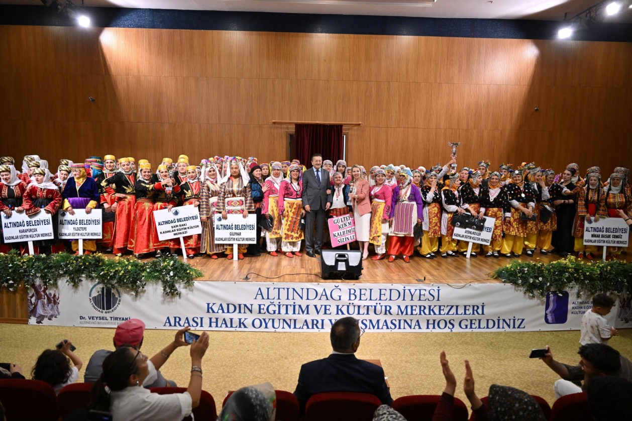 ALTINDAĞ’DA HALK OYUNLARI YARIŞMASININ KAZANANI BELLİ OLDU
